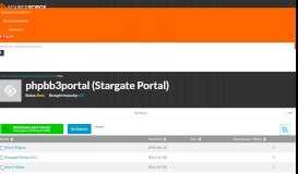 
							         phpbb3portal (Stargate Portal) - Browse Files at SourceForge.net								  
							    