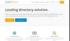 
							         phpMyDirectory - Web Portal, Business Directory, Classifieds, Link ...								  
							    