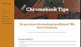 
							         PHS iTeam - Chromebook Tips - Google Sites								  
							    