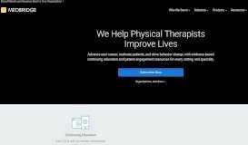 
							         Physical Therapy | MedBridge								  
							    