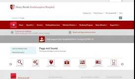 
							         Physician Access | Southampton Hospital								  
							    