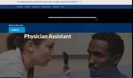
							         Physician Assistant | University of New England in Maine, Tangier and ...								  
							    