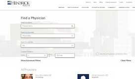 
							         Physician Directory | Find a Physician | Hendrick Health System								  
							    