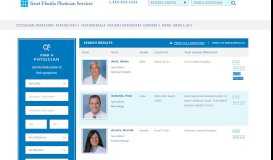 
							         Physician Directory | South Florida | Tenet Florida Physician Services								  
							    