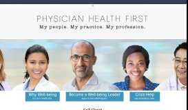 
							         Physician Health First - AAFP								  
							    