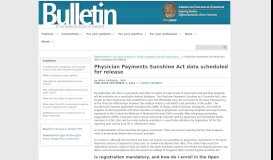 
							         Physician Payments Sunshine Act data scheduled for release | The ...								  
							    