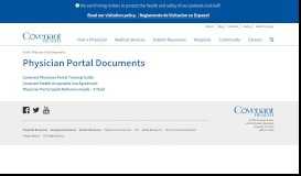 
							         Physician Portal Documents | Covenant Health								  
							    