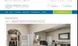 
							         Physician Portal – Spring Hill MRI and Imaging								  
							    