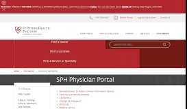
							         Physician Portal - St. Peter's Health Partners								  
							    