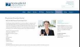 
							         Physician Practice Portal | Springfield Medical Care Systems								  
							    
