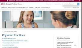
							         Physician Practices | St. Joseph Medical Center								  
							    