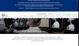 
							         Physician Resources | East River Medical Imaging								  
							    