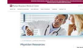 
							         Physician Resources - Pampa Regional Medical Center								  
							    