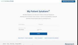
							         Physician/Patient Portal Prototype - Genentech								  
							    