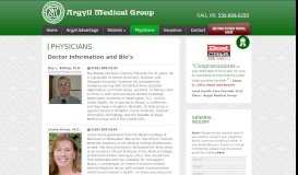 
							         Physicians | Argyll Medical Group								  
							    