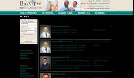 
							         Physicians - Bayview Physicians Group - Primary Care, Urgent Care ...								  
							    