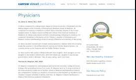 
							         Physicians | Carrow Street Pediatrics								  
							    