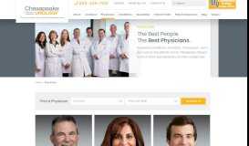 
							         Physicians - Chesapeake Urology								  
							    