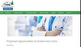 
							         Physicians - Grants Pass Clinic								  
							    