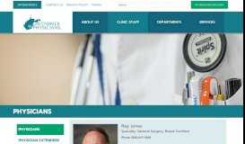 
							         Physicians – Greenbrier Physicians Clinic								  
							    