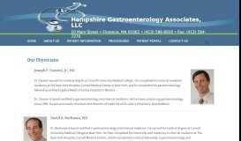 
							         Physicians | Hampshire Gastroenterology Associates, LLC								  
							    