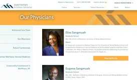 
							         Physicians | Matthews Internal Medicine | Internist | Family Practice ...								  
							    