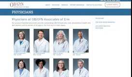 
							         Physicians - Ob/Gyn Associates of Erie								  
							    