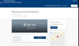 
							         Physicians of Family Medicine: Family Doctors in Midlothian								  
							    