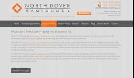 
							         Physicians' Portal | Lakewood Imaging Center | NorthDoverRadiology ...								  
							    