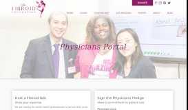
							         Physicians Portal - The Fibroid Foundation								  
							    