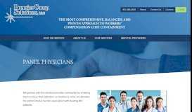 
							         Physicians - Premier Comp Solutions								  
							    