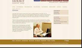 
							         Physicians - Summit Cancer Care								  
							    