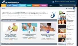 
							         Physiowissen.de // Physiotherapie Portal & Forum								  
							    