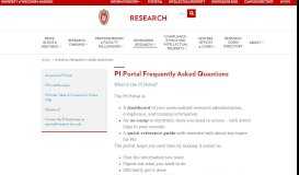 
							         PI Portal Frequently Asked Questions | Research | UW–Madison								  
							    