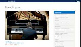 
							         Piano Program - The Hotchkiss School Summer Portal								  
							    