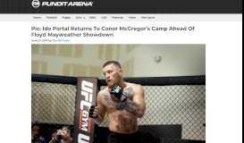 
							         Pic: Ido Portal Returns To Conor McGregor's Camp Ahead Of Floyd ...								  
							    