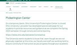 
							         Pickerington Center - Ohio University								  
							    