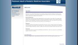 
							         Piedmont Adult & Pediatric Medicine Associates								  
							    