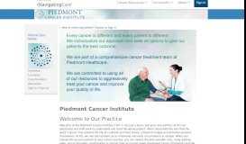 
							         Piedmont Cancer Institute - Navigating Care								  
							    