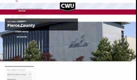 
							         Pierce County - Central Washington University								  
							    