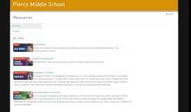 
							         Pierce Middle School - Gale Pages								  
							    