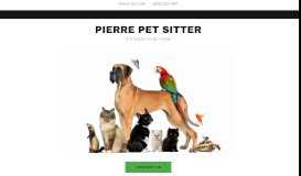 
							         Pierre Pet Sitter - Pet Sitting, Dog Walking								  
							    