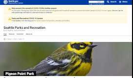
							         Pigeon Point Park - Parks | seattle.gov								  
							    