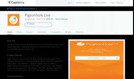 
							         Pigeonhole Live Reviews and Pricing - 2020 - Capterra								  
							    