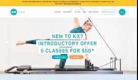
							         Pilates Classes, Pilates Courses Sydney, Reformer Pilates | KX ...								  
							    