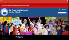 
							         Pillars | Our World Neighborhood Charter School								  
							    