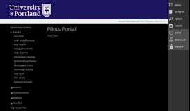 
							         Pilots Portal | University of Portland								  
							    