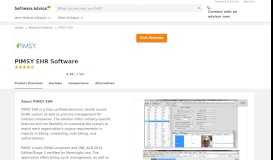 
							         PIMSY EHR Software - 2019 Reviews, Pricing & Demo								  
							    