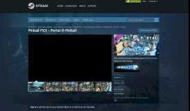 
							         Pinball FX3 - Portal ® Pinball on Steam								  
							    