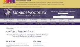 
							         Pine Tree Family Handbook - Monroe-Woodbury Central School District								  
							    